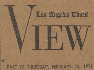 Los Angeles Times, Thursday February 25, 1971